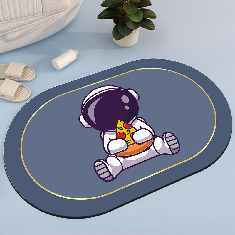 Diatom Ooze Carpet Diatom Ooze Floor Mat Quick-Drying Bathroom Door Mat Toilet Imported Floor Mat Non-Slip Foot Mat