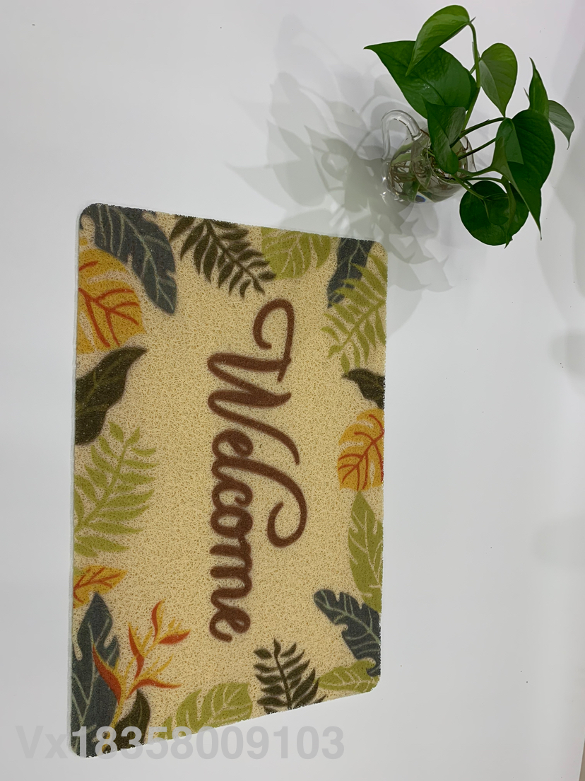 New Thickened PVC Mesh Printing Floor Mat Brushed Printing Carpet Doormat HD Printing Floor Mat Non-Slip Mat