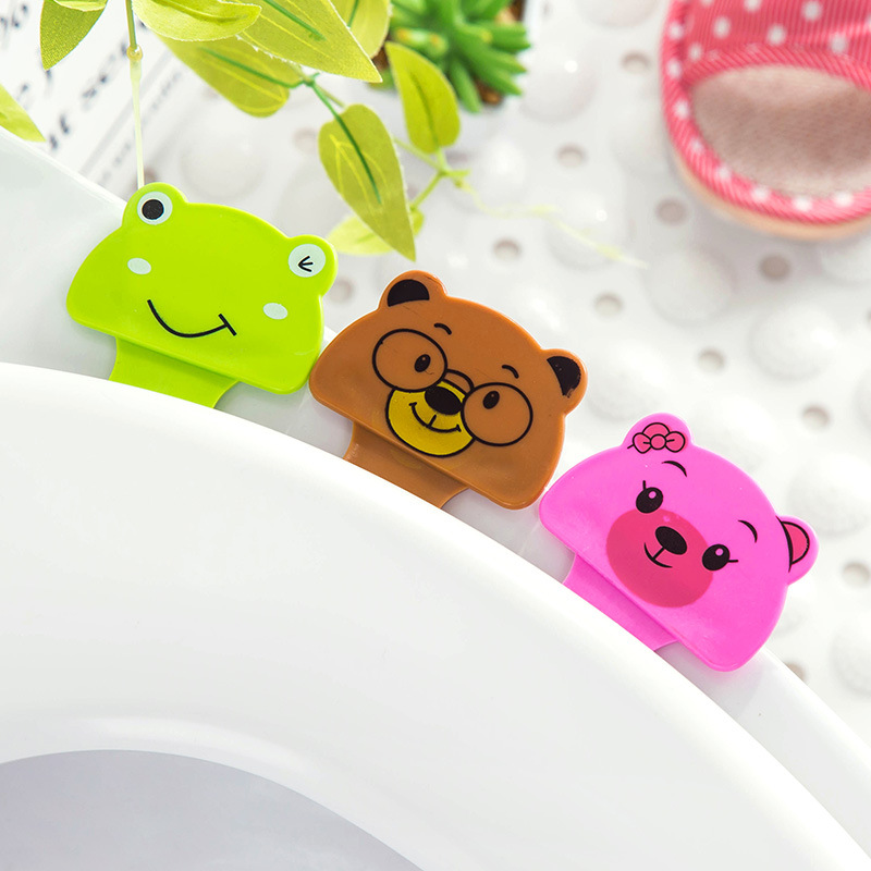 Toilet Lid Hand Carrying Device Cute Cartoon Convenient Toilet Cover Lifter Cartoon Open Toilet Lid Lifter