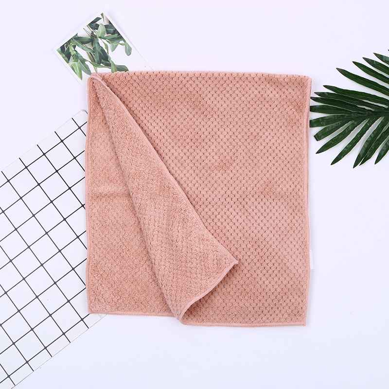 Coral velvet towel soft absorbent towel quick drying bath towel