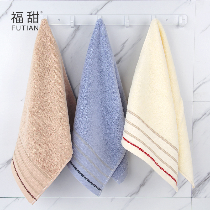 Futian family direct selling cotton soft household wide mesh adult men and women wash bath towel a substitute hair