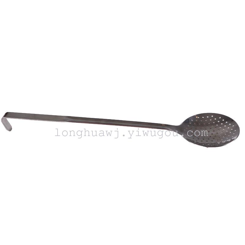 Stainless steel, non - magnetic soup ladle household hot pot soup shell soup leakage thickened long handle soup ladle