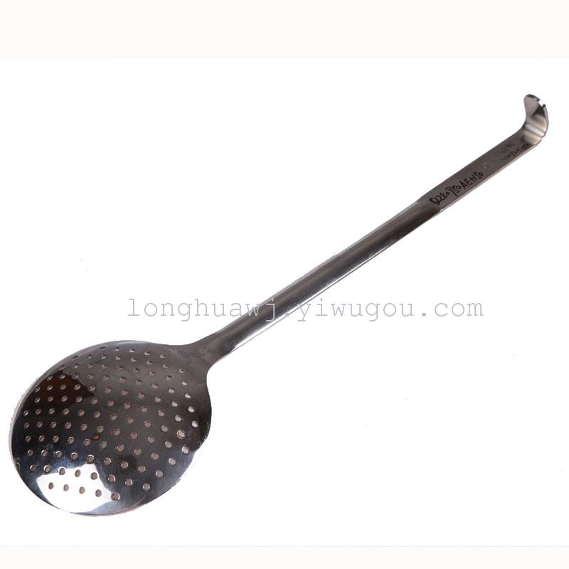 Stainless steel, non - magnetic soup ladle household hot pot soup shell soup leakage thickened long handle soup ladle