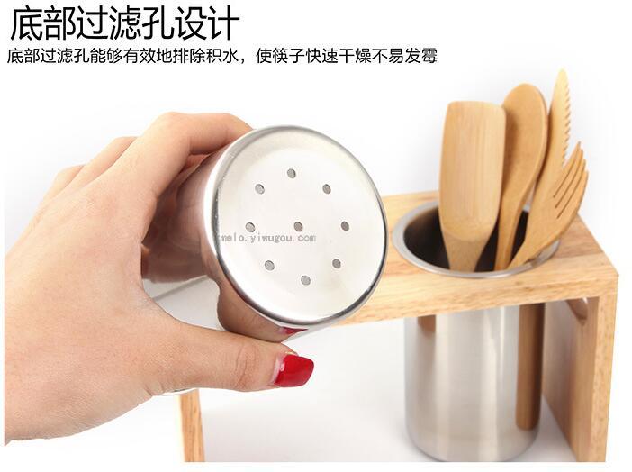 Kitchen Tableware Storage Rack, 304 Stainless Steel Tableware Storage Rack, Chopsticks Tube (2P) Kitchen Tableware Storage Rack, 304 Stainless Steel Tableware Storage Rack, Chopsticks Tube (2P)