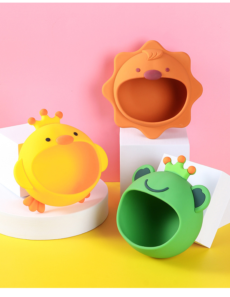 Children's Silicone Bowl Set Cartoon Baby Rice Bowl Spork Chopsticks Complementary Food with Straw Training Tableware Wholesale Children's Silicone Bowl Set Cartoon Baby Rice Bowl Spork Chopsticks Complementary Food with Straw Training Tableware Wholesale