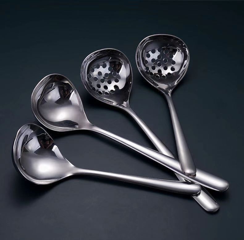 New Public Deepening Public Spoon Public Leakage Hot Pot Soup Ladle Hot Pot Colander Processing Customization