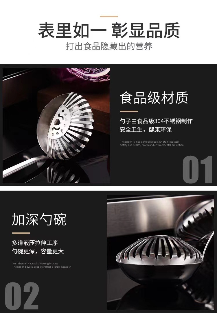 Stainless Steel Pots Soup Spoon Multi-Purpose Soup Spoon and Strainer One Spoon Cooking Soup Ladle Perforated Ladle Soup Residue Dual-Purpose Spoon Strainer Spoon Stainless Steel Pots Soup Spoon Multi-Purpose Soup Spoon and Strainer One Spoon Cooking Soup Ladle Perforated Ladle Soup Residue Dual-Purpose Spoon Strainer Spoon