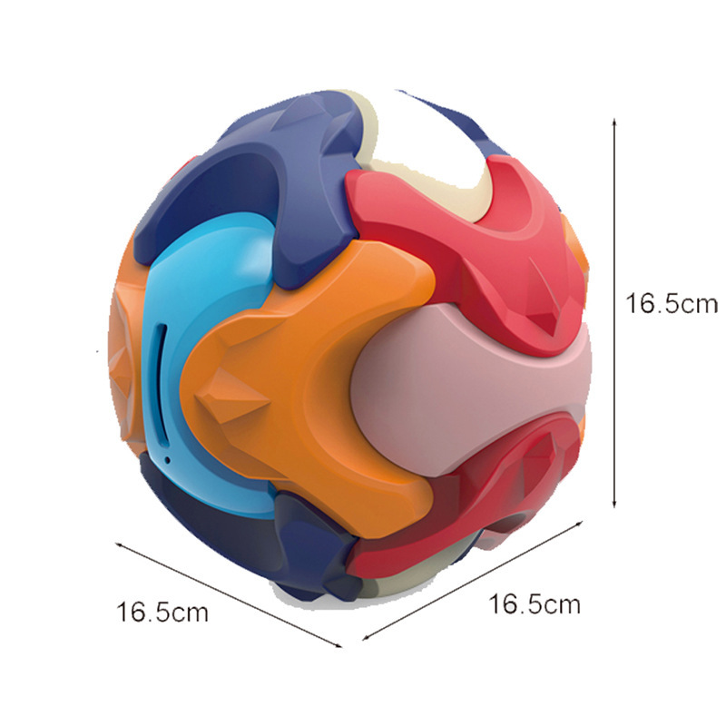 Cross-Border DIY Early Education Assembled Building Block Ball Coin Bank Money Storage Ball Children&#039;s Inserting Intelligence Enlightenment Toys Wholesale