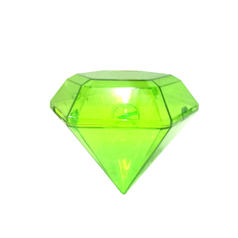Personalized Diamond Shape Coin Bank Candy Box Transparent Sugar Box Storage Jar Milk Bottle Shape Steal Money Cat