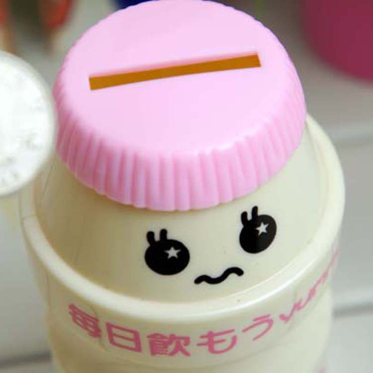 Personalized Diamond Shape Coin Bank Candy Box Transparent Sugar Box Storage Jar Milk Bottle Shape Steal Money Cat Personalized Diamond Shape Coin Bank Candy Box Transparent Sugar Box Storage Jar Milk Bottle Shape Steal Money Cat