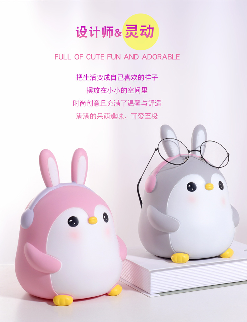 Penguin Coin Bank Resin Craft Ornament Home Decorations Money Box Christmas Gifts for Children Wholesale Penguin Coin Bank Resin Craft Ornament Home Decorations Money Box Christmas Gifts for Children Wholesale