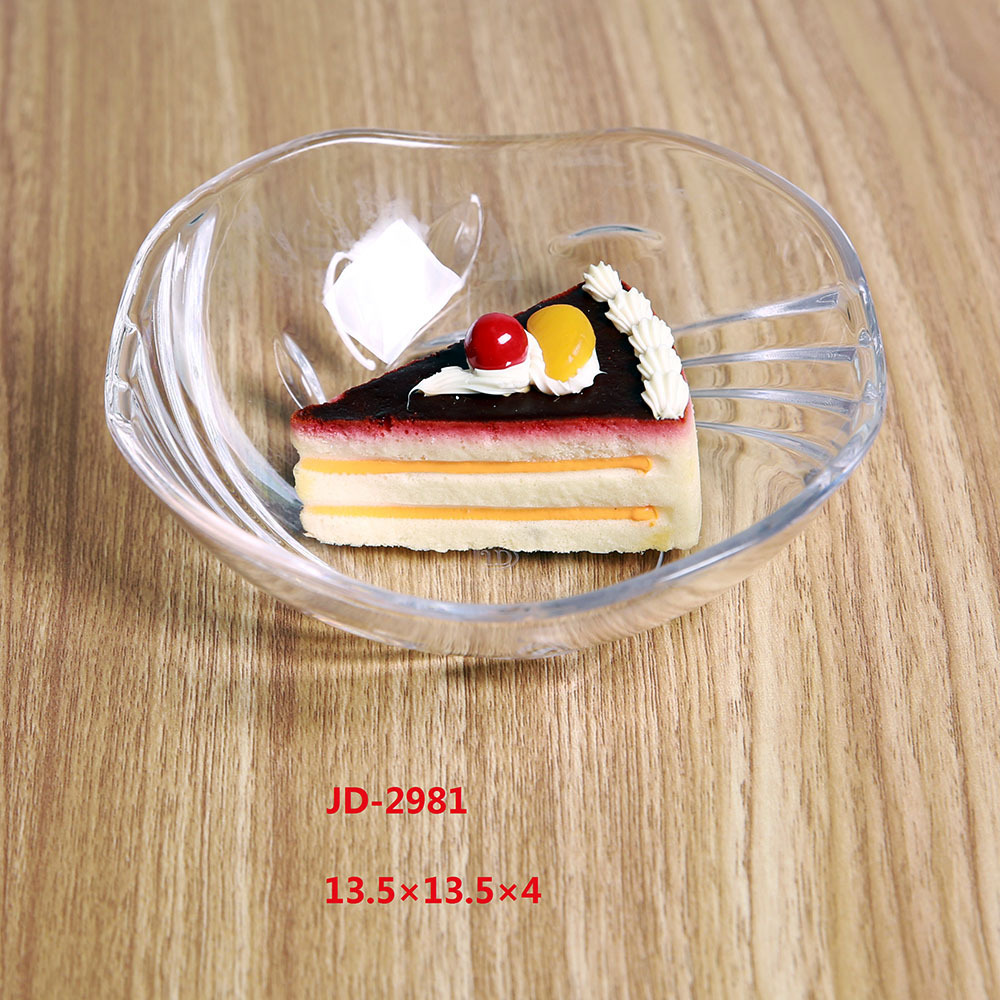 Acrylic Pc Imitation Glass Snack Dish Drop-Resistant Snack Dish Snack Bowl Dried Fruit Tray Restaurant Transparent Small Fruit Tray