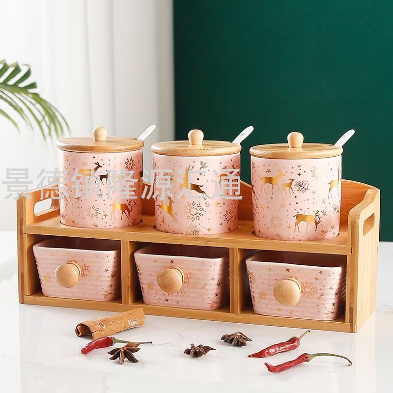 Seasoning Jar Ceramic Nut Plate Divided Fruit Plate Petals Dried Fruit Tray Living Room Restaurant Ideas Cake Plate