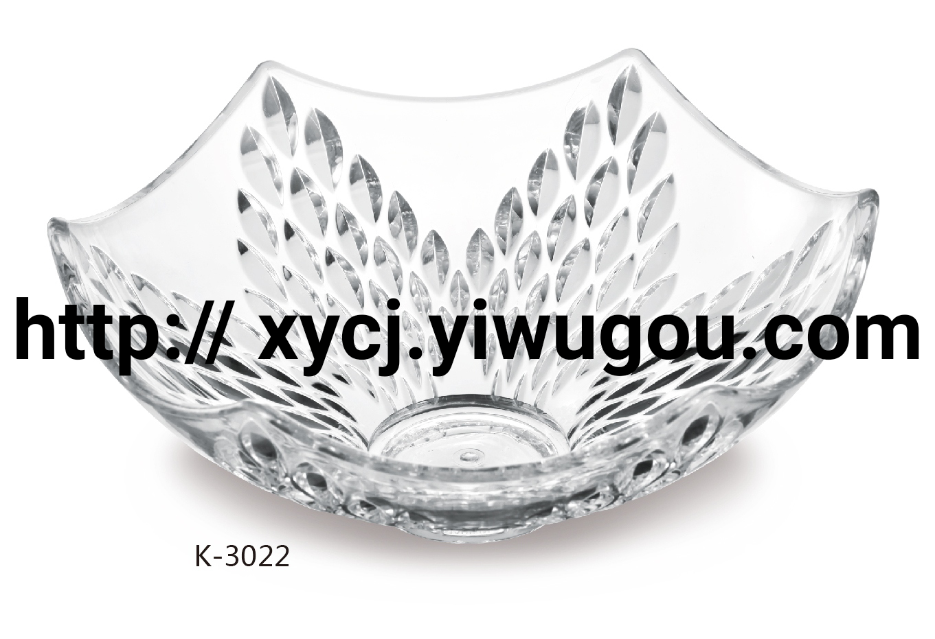 New Hot Acrylic Fruit Plate Fruit Plate Dried Fruit Tray Crystal Plate