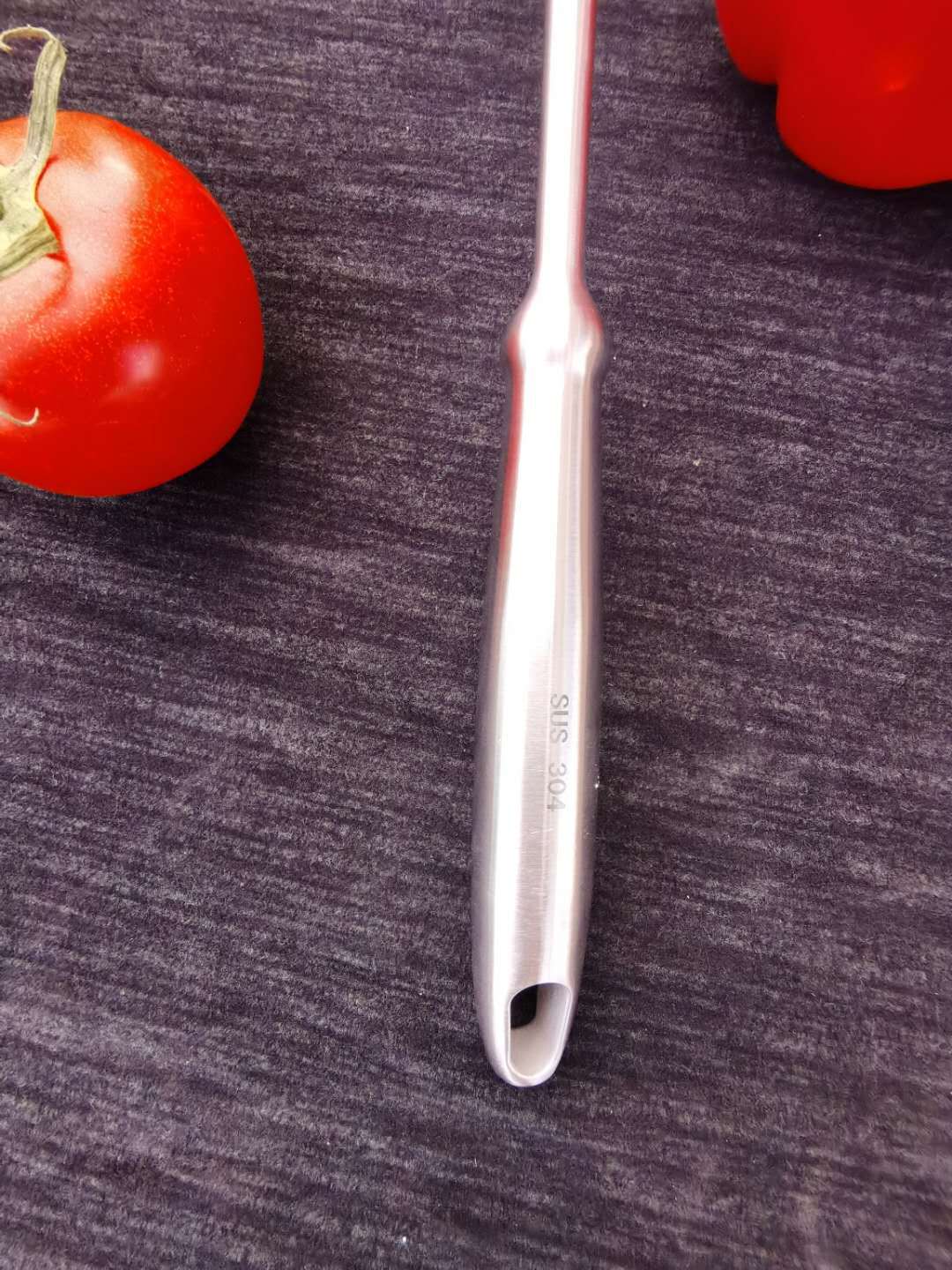 304 Stainless Steel Spoon Big Gourd Anti-Scald Non-Slip Kitchenware Soup Ladle Porridge Spoon
