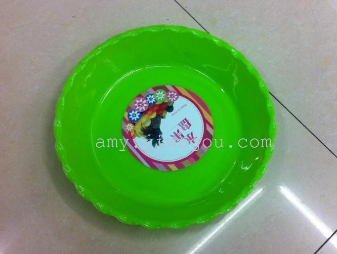 Bright Candy-colored plastic diamond oval fruit bowl fruit tray desktop snack box
