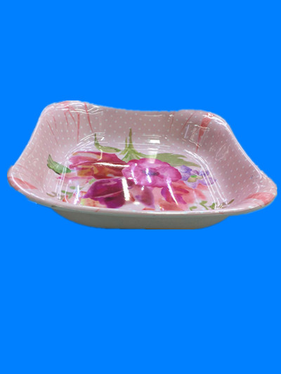 Melamine stock spot Melamine 10 inch decal fruit tray Melamine stock spot Melamine 10 inch decal fruit tray