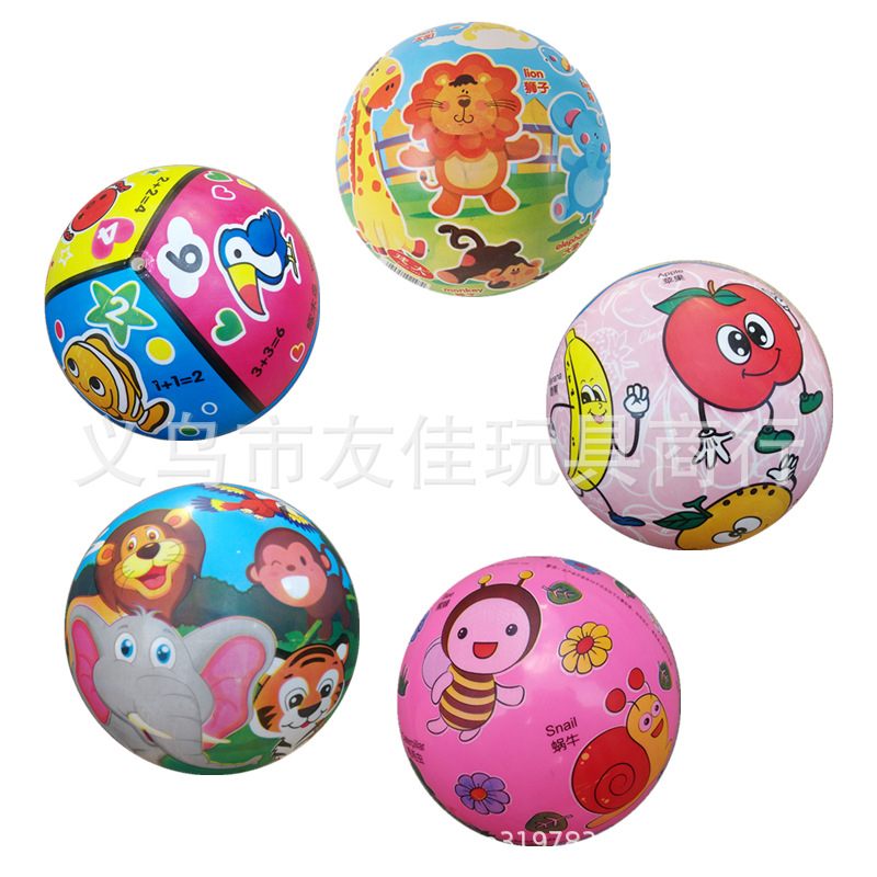 Children's Toy Ball Colorful National Flag Cartoon Animal Kindergarten Pat Ball Inflatable Ball Elastic Ball Rubber Ball Children's Toy Ball Colorful National Flag Cartoon Animal Kindergarten Pat Ball Inflatable Ball Elastic Ball Rubber Ball