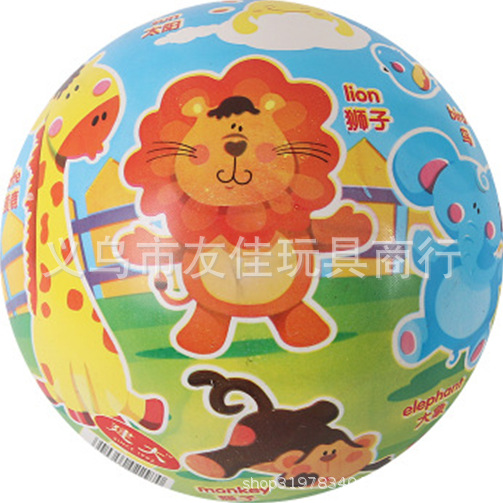 Children's Toy Ball Colorful National Flag Cartoon Animal Kindergarten Pat Ball Inflatable Ball Elastic Ball Rubber Ball Children's Toy Ball Colorful National Flag Cartoon Animal Kindergarten Pat Ball Inflatable Ball Elastic Ball Rubber Ball