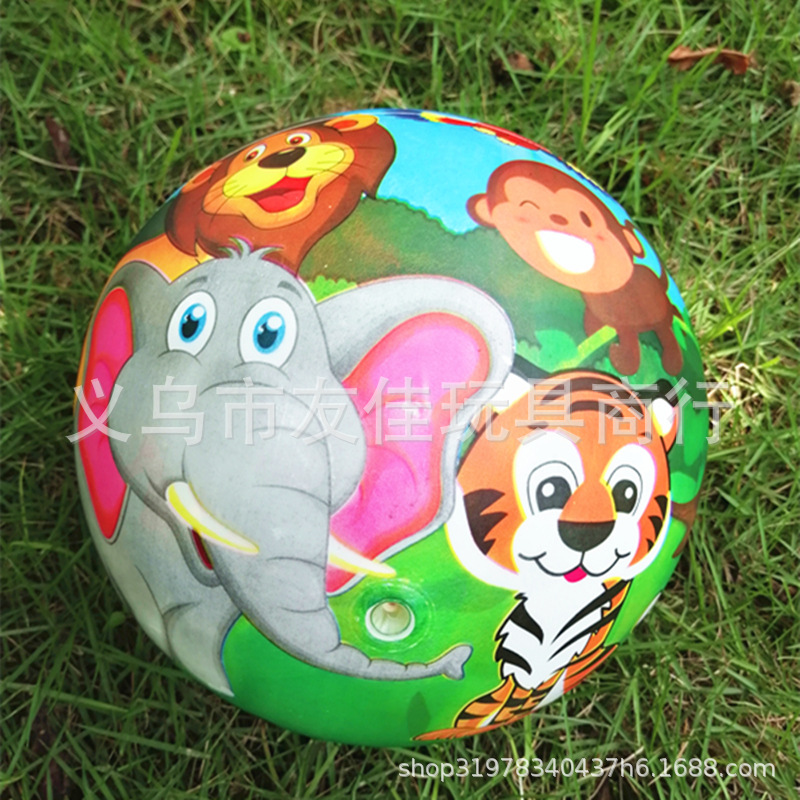Children's Toy Ball Colorful National Flag Cartoon Animal Kindergarten Pat Ball Inflatable Ball Elastic Ball Rubber Ball Children's Toy Ball Colorful National Flag Cartoon Animal Kindergarten Pat Ball Inflatable Ball Elastic Ball Rubber Ball