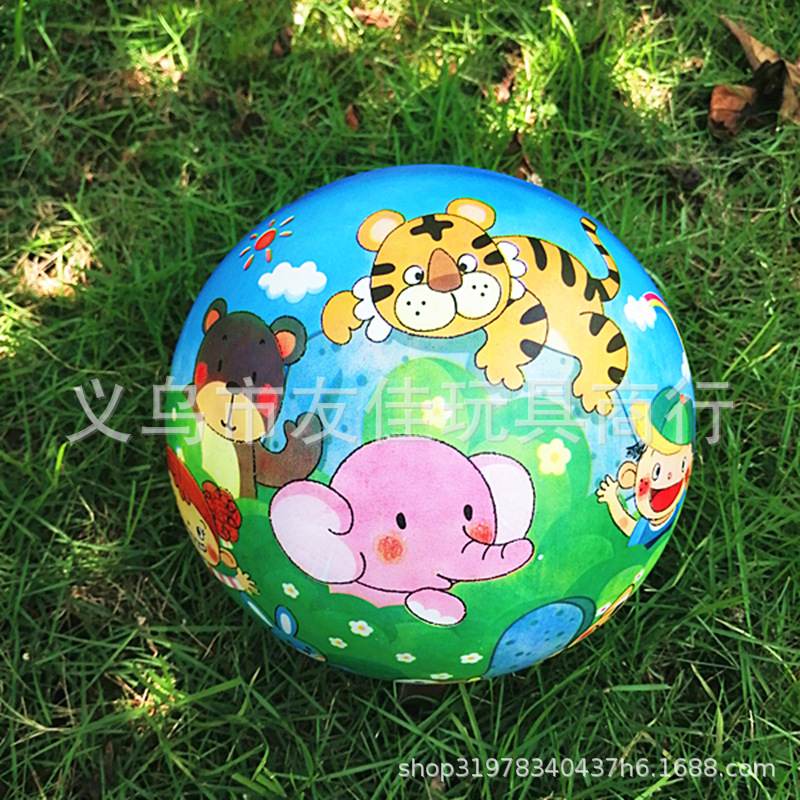 Children's Toy Ball Colorful National Flag Cartoon Animal Kindergarten Pat Ball Inflatable Ball Elastic Ball Rubber Ball Children's Toy Ball Colorful National Flag Cartoon Animal Kindergarten Pat Ball Inflatable Ball Elastic Ball Rubber Ball