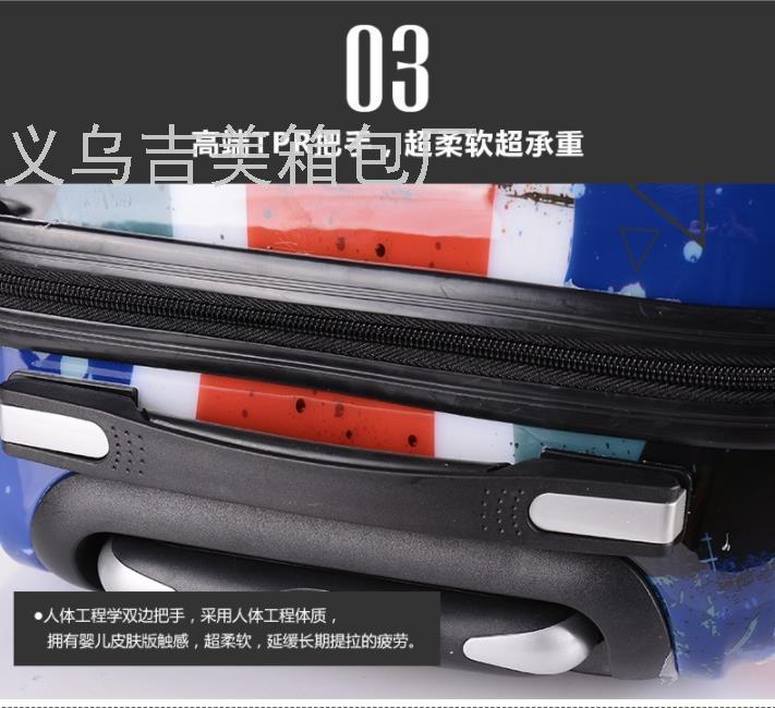 MI Grid Flag ABS Luggage Pc Three-Piece Luggage Boarding Bag Universal Wheel Suitcase 20/24/28/ MI Grid Flag ABS Luggage Pc Three-Piece Luggage Boarding Bag Universal Wheel Suitcase 20/24/28/