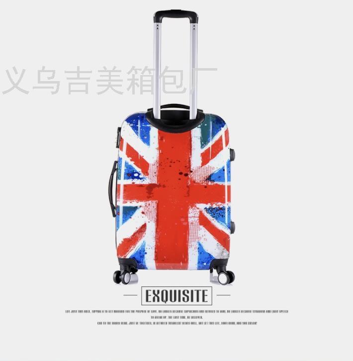 MI Grid Flag ABS Luggage Pc Three-Piece Luggage Boarding Bag Universal Wheel Suitcase 20/24/28/ MI Grid Flag ABS Luggage Pc Three-Piece Luggage Boarding Bag Universal Wheel Suitcase 20/24/28/