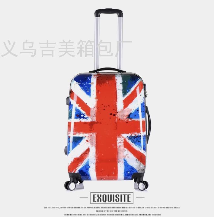 MI Grid Flag ABS Luggage Pc Three-Piece Luggage Boarding Bag Universal Wheel Suitcase 20/24/28/ MI Grid Flag ABS Luggage Pc Three-Piece Luggage Boarding Bag Universal Wheel Suitcase 20/24/28/