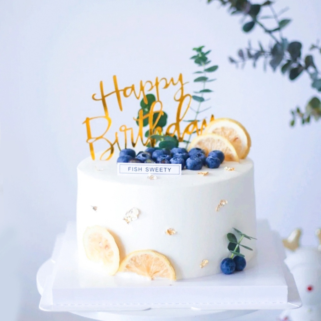 Customized Creative Childlike Acrylic Happy Birthday Cake Decorative Flag Chinese and English Baking Decoration Supplies Inserts Ornaments Customized Creative Childlike Acrylic Happy Birthday Cake Decorative Flag Chinese and English Baking Decoration Supplies Inserts Ornaments