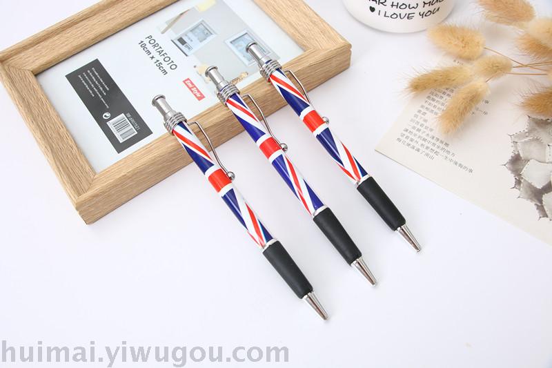 British flag union jack ball point pen press type 1.0 pen British flag union jack ball point pen press type 1.0 pen