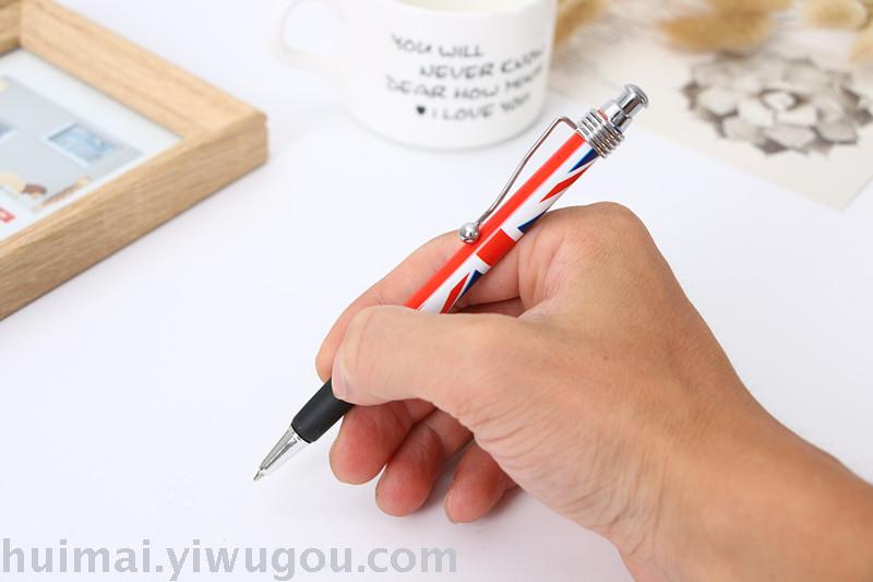 British flag union jack ball point pen press type 1.0 pen British flag union jack ball point pen press type 1.0 pen