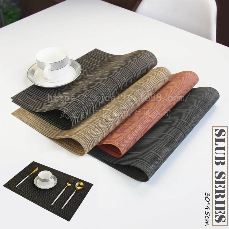 bamboo festival series PVC table mat tesla Lin table mat crossborder ecommerce hot style flag environmental protection