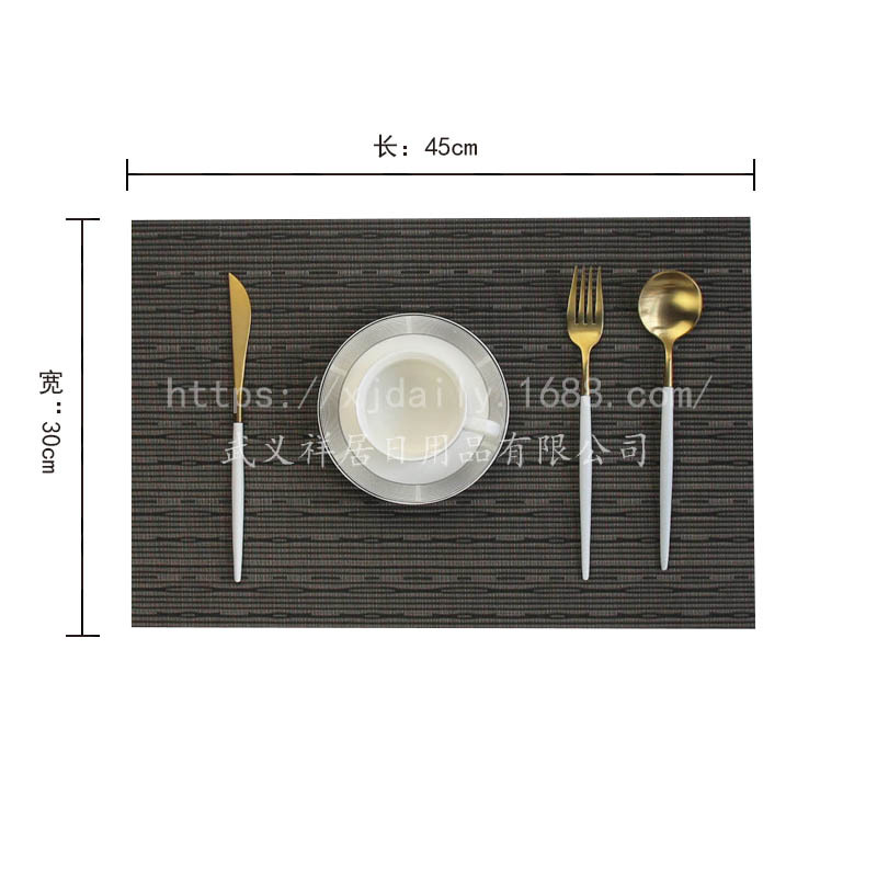 bamboo festival series PVC table mat tesla Lin table mat crossborder ecommerce hot style flag environmental protection