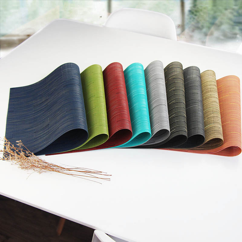 bamboo festival series PVC table mat tesla Lin table mat crossborder ecommerce hot style flag environmental protection