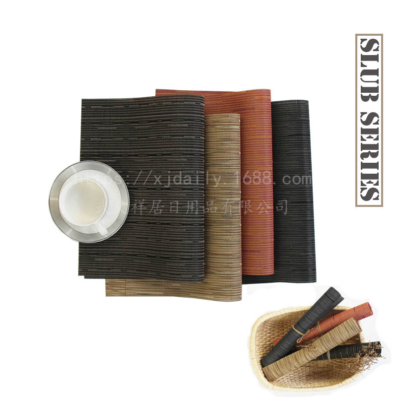 bamboo festival series PVC table mat tesla Lin table mat crossborder ecommerce hot style flag environmental protection