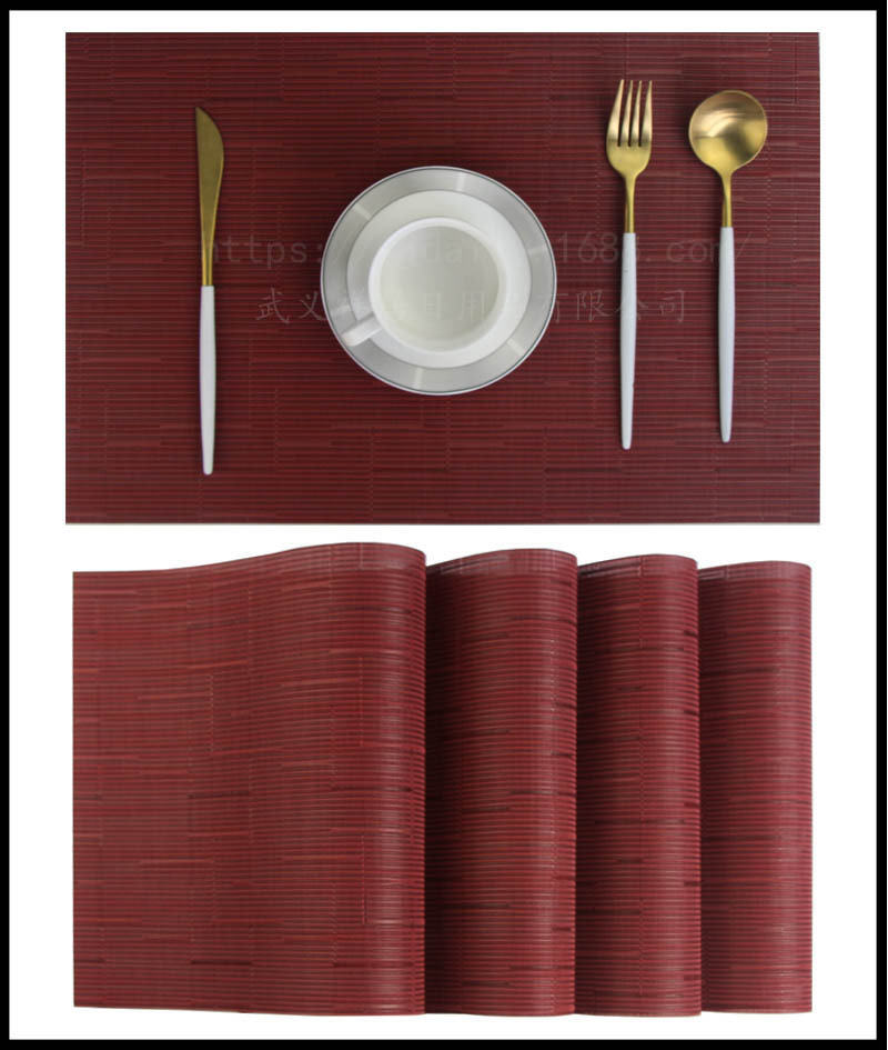 bamboo festival series PVC table mat tesla Lin table mat crossborder ecommerce hot style flag environmental protection bamboo festival series PVC table mat tesla Lin table mat crossborder ecommerce hot style flag environmental protection
