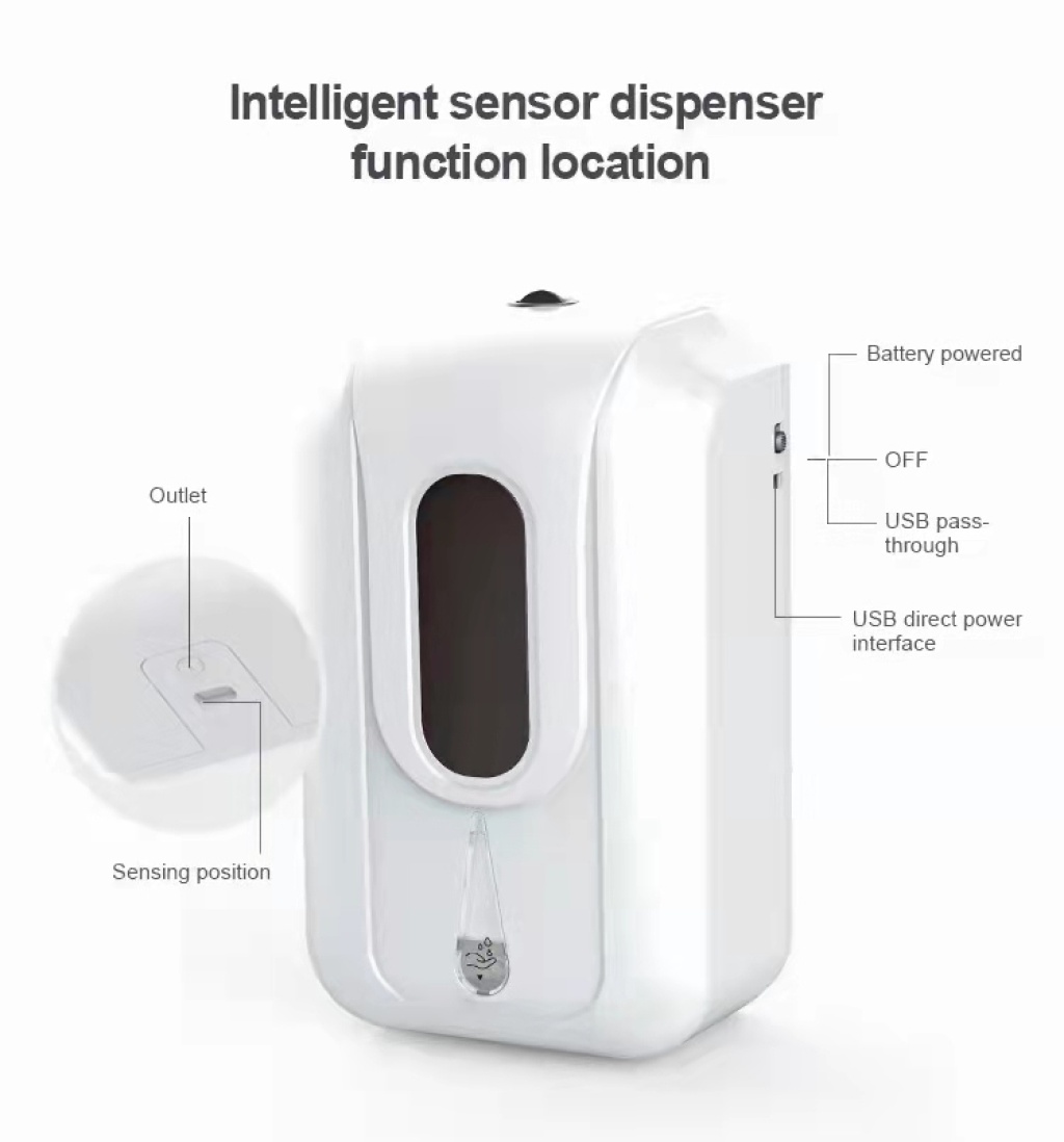 Hand Disinfection Soap Dispenser Automatic Induction Hand Soap Dispenser Wall-Mounted Sterilizer Punch-Free Liquid Dispenser Hand Disinfection Soap Dispenser Automatic Induction Hand Soap Dispenser Wall-Mounted Sterilizer Punch-Free Liquid Dispenser