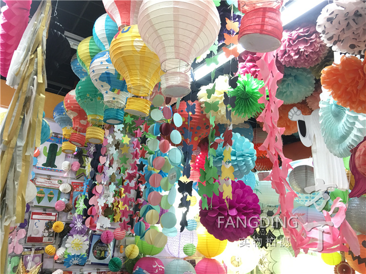 Paper Flower Ball Paper Fringe Set Colorful Fishtail Bunting Latte Art Party Hanging Flag Birthday Party Decoration Paper Flower Ball Paper Fringe Set Colorful Fishtail Bunting Latte Art Party Hanging Flag Birthday Party Decoration