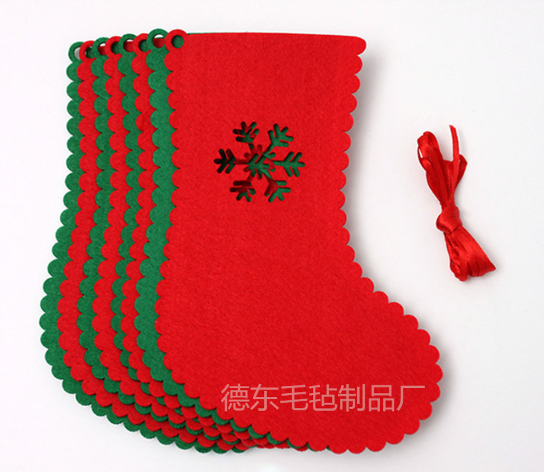 Factory Direct Sales Christmas Non-Woven Felt Santa Claus Hanging Flag Shop Flag Can Be Customized Factory Direct Sales Christmas Non-Woven Felt Santa Claus Hanging Flag Shop Flag Can Be Customized