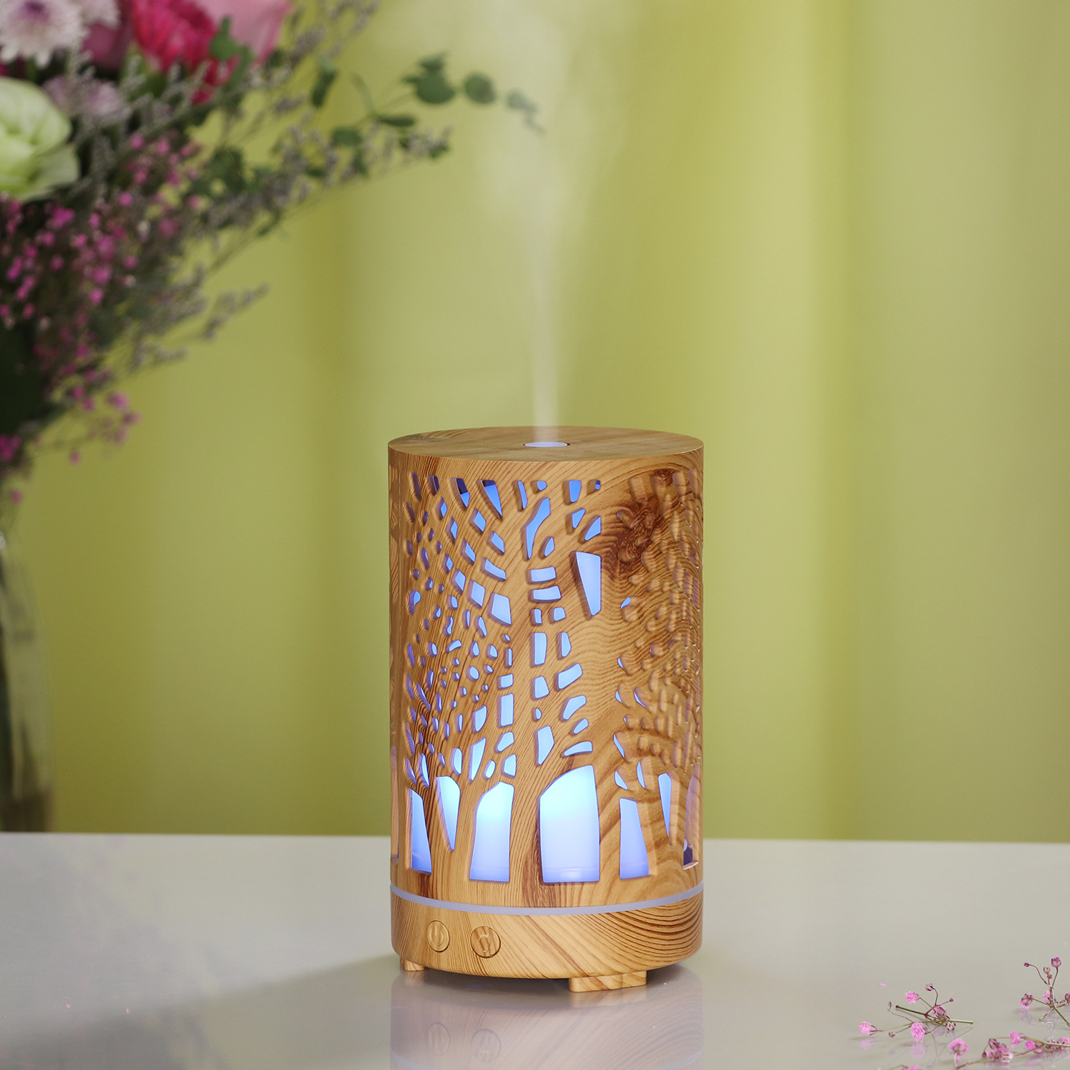 Factory New Branch Aroma Diffuser 100ml Mini Air Purification Diffuse Wood Grain Domestic Humidifier Wholesale Factory New Branch Aroma Diffuser 100ml Mini Air Purification Diffuse Wood Grain Domestic Humidifier Wholesale