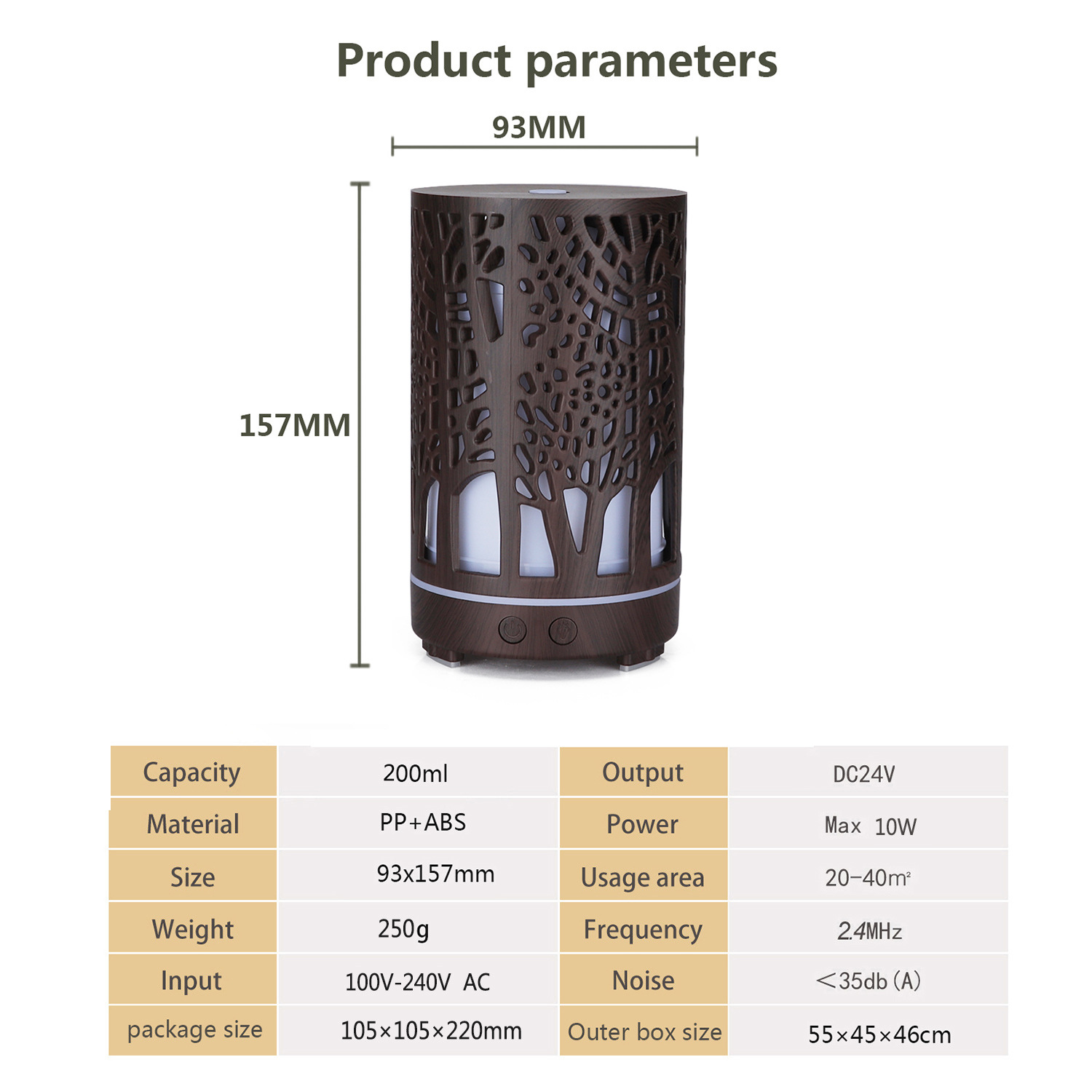 Factory New Branch Aroma Diffuser 100ml Mini Air Purification Diffuse Wood Grain Domestic Humidifier Wholesale Factory New Branch Aroma Diffuser 100ml Mini Air Purification Diffuse Wood Grain Domestic Humidifier Wholesale