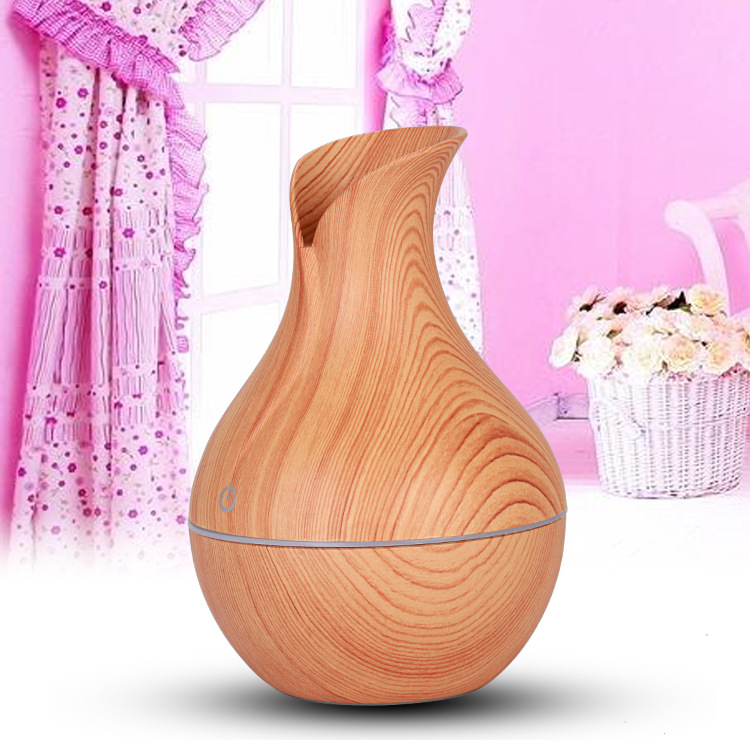 Wood Grain Humidifier Wood Grain Aroma Diffuser 5V Car Aroma Diffuser Small Vase Aroma Diffuser Cross-Border Hot Selling Gift Humidification
