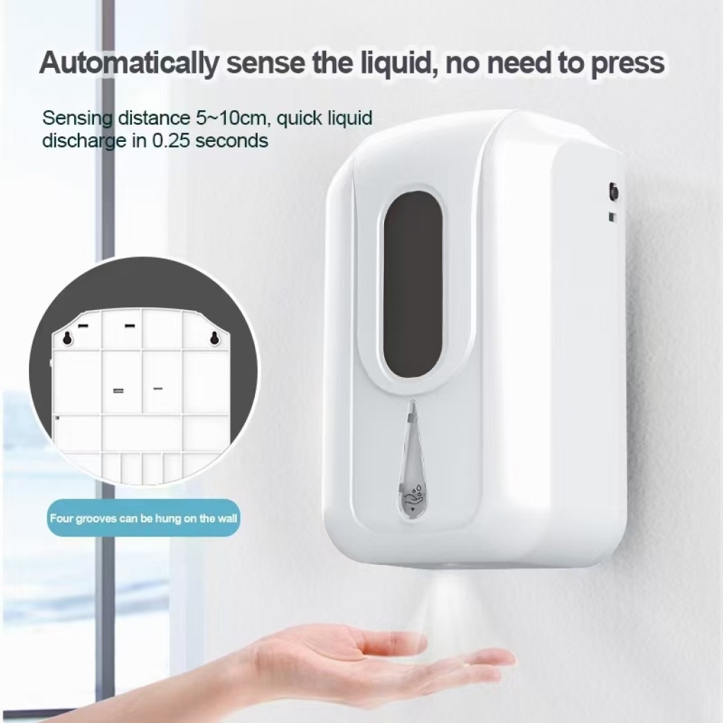 Hand Disinfection Soap Dispenser Automatic Induction Hand Soap Dispenser Wall-Mounted Sterilizer Punch-Free Liquid Dispenser Hand Disinfection Soap Dispenser Automatic Induction Hand Soap Dispenser Wall-Mounted Sterilizer Punch-Free Liquid Dispenser