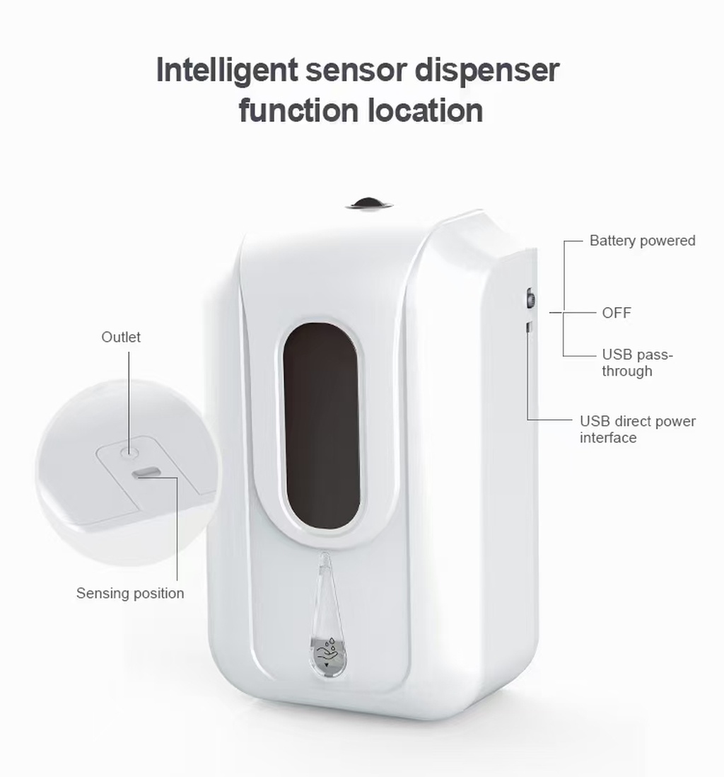 Hand Disinfection Soap Dispenser Automatic Induction Hand Soap Dispenser Wall-Mounted Sterilizer Punch-Free Liquid Dispenser Hand Disinfection Soap Dispenser Automatic Induction Hand Soap Dispenser Wall-Mounted Sterilizer Punch-Free Liquid Dispenser