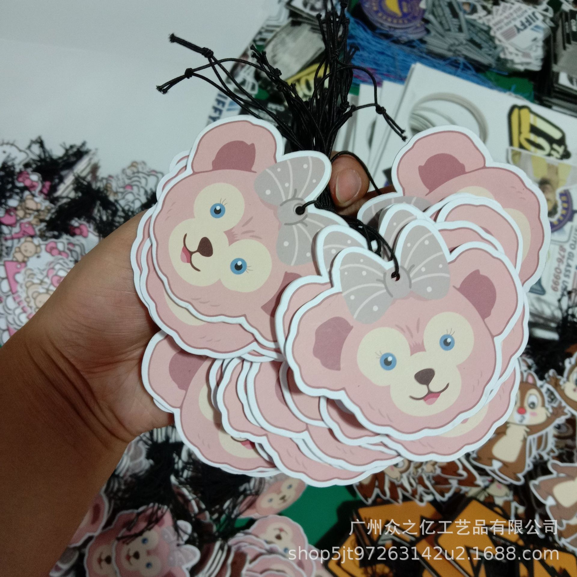 Car Air Freshener Perfume Cartoon Pendant Aroma Fragrance Card Car Decoration Car Hanging Car Aromatic American Small Tree Paper