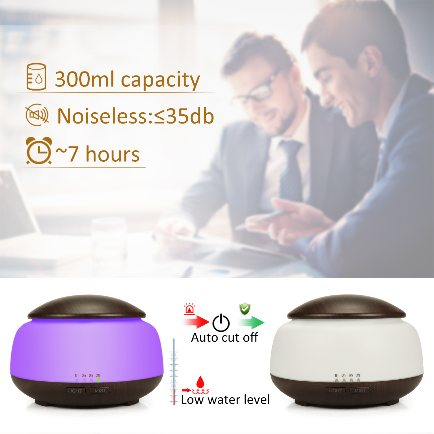 Non-Printed Wood Grain Air Humidifier Night Light Mushroom 300ml Aroma Diffuser Ultrasonic Atomizer Home Gifts OEM Non-Printed Wood Grain Air Humidifier Night Light Mushroom 300ml Aroma Diffuser Ultrasonic Atomizer Home Gifts OEM
