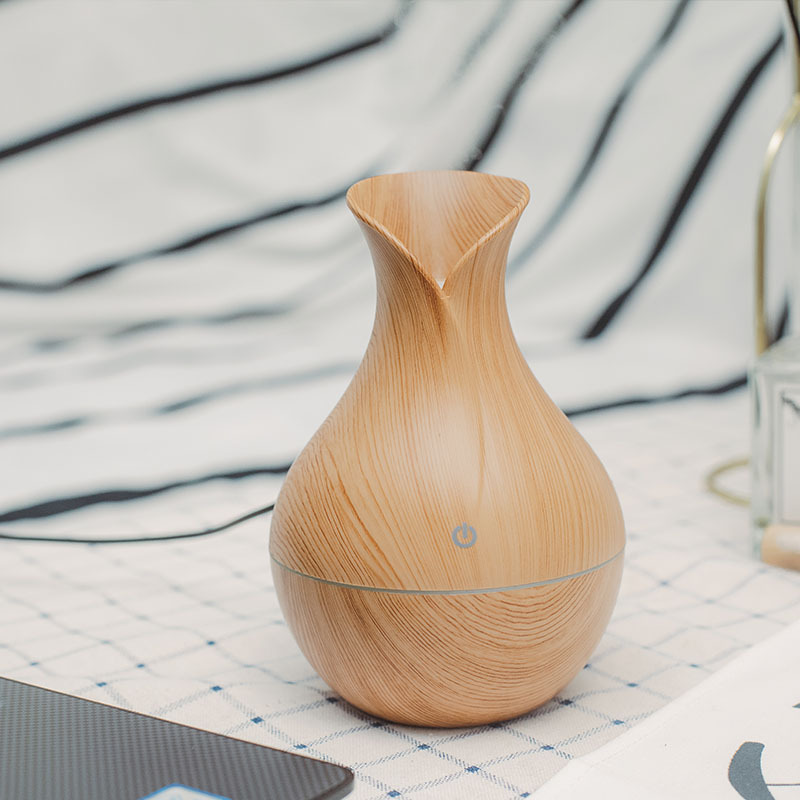 Vase Wood Grain Humidifier Electroplating Crack Wood Grain Aroma Diffuser