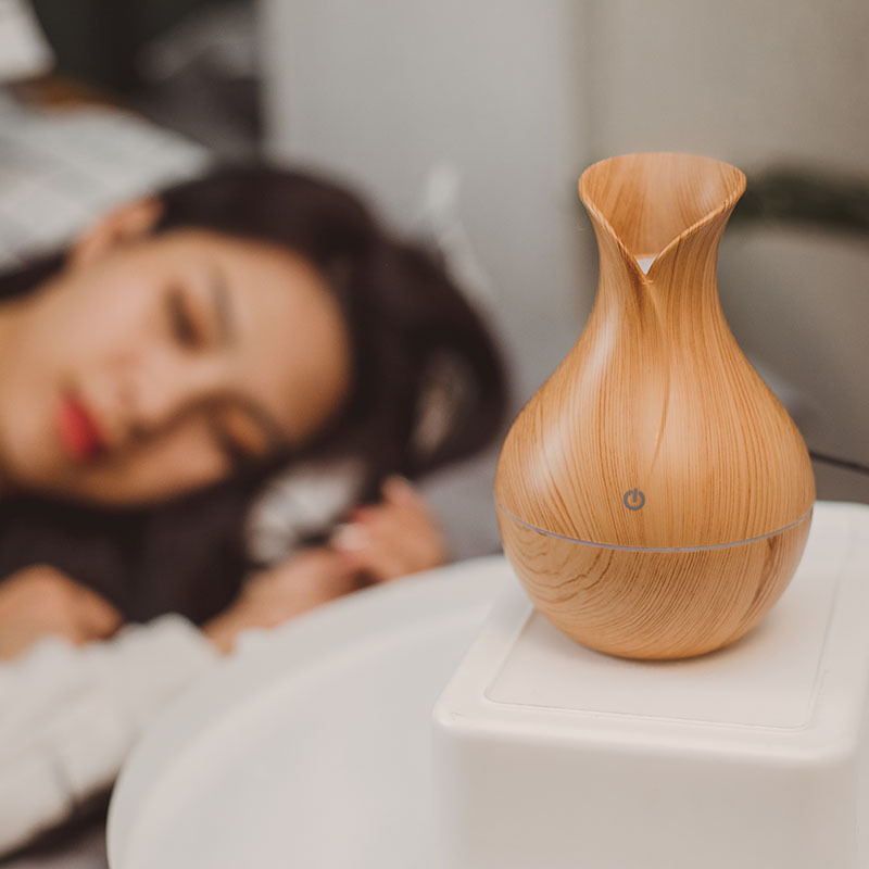 Vase Wood Grain Humidifier Electroplating Crack Wood Grain Aroma Diffuser