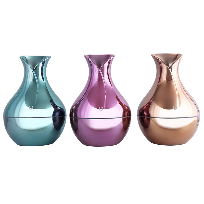 Vase Wood Grain Humidifier Electroplating Crack Wood Grain Aroma Diffuser