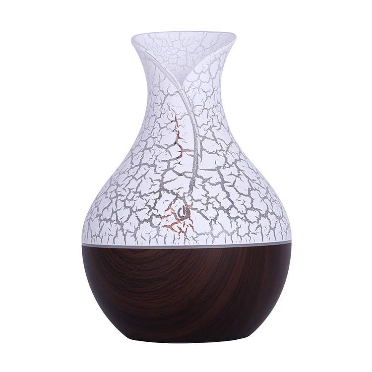 Vase Wood Grain Humidifier Electroplating Crack Wood Grain Aroma Diffuser